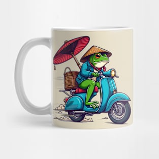 Frog biker Mug